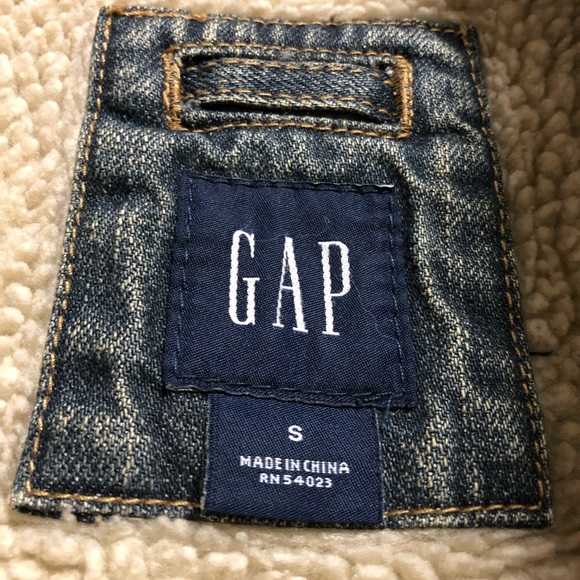 Gap Sherpa Lined Denim Jean Jacket - Picture 6 of 6